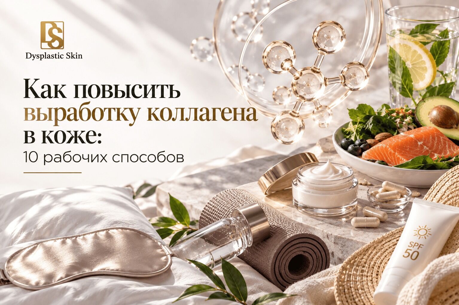 Как повысить выработку коллагена в коже: 10 рабочих способов